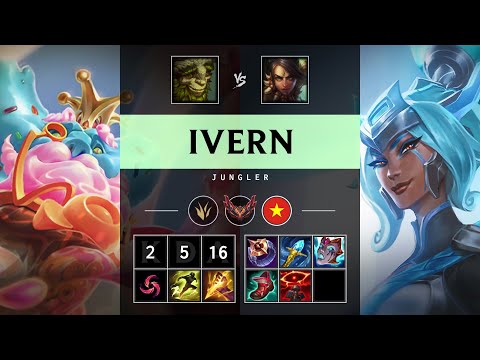 Ivern Jungle vs Nidalee - VN Grandmaster Patch 25.08