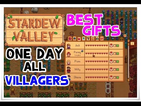 One Day send Best Gifts for all Villagers : Stardew Valley ส่งของขวัญวันเดียว 33 คน