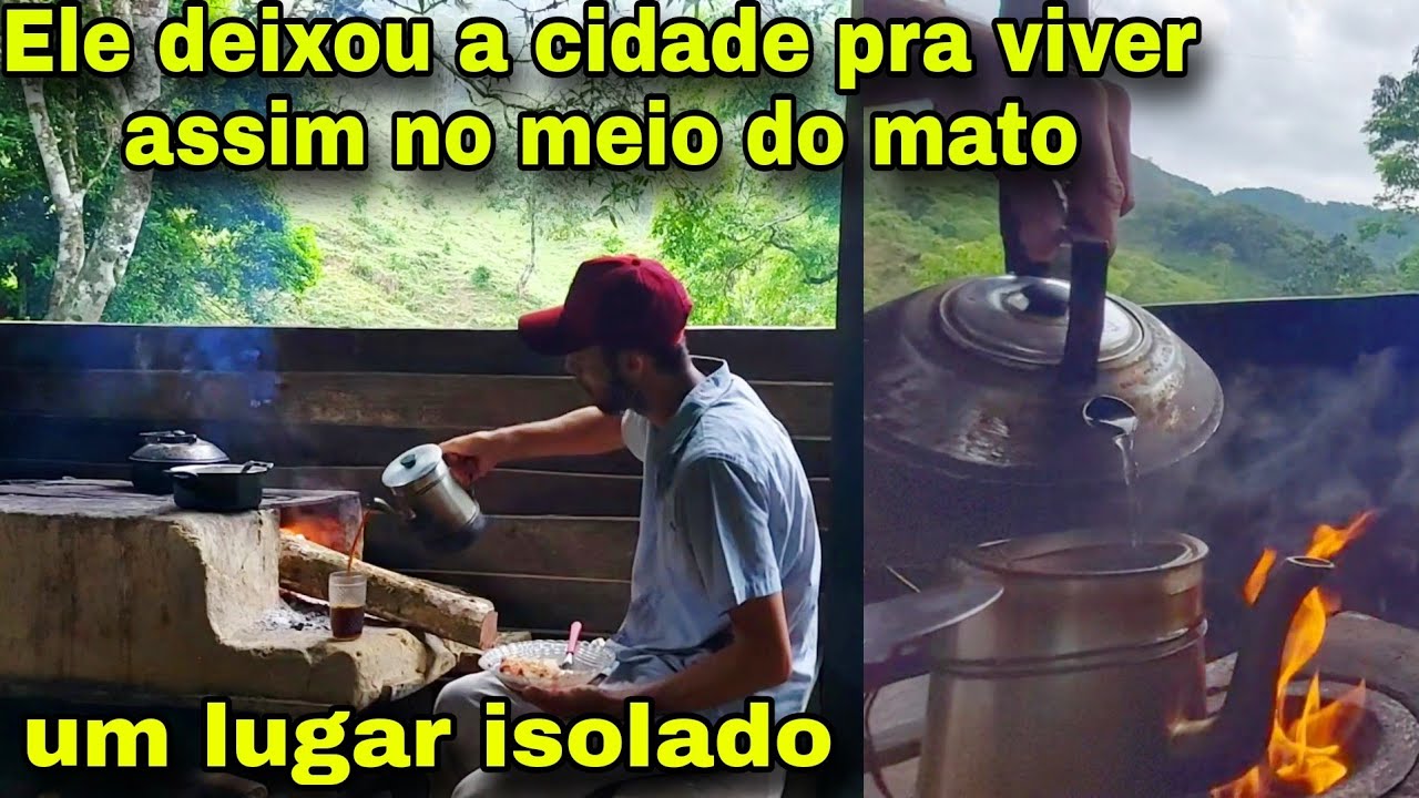 ELE VIVE SOZINHO NO MEIO DO MATO .!! DEIXOU A CIDADE GRANDE PRA VIVER ASSIM .!!!