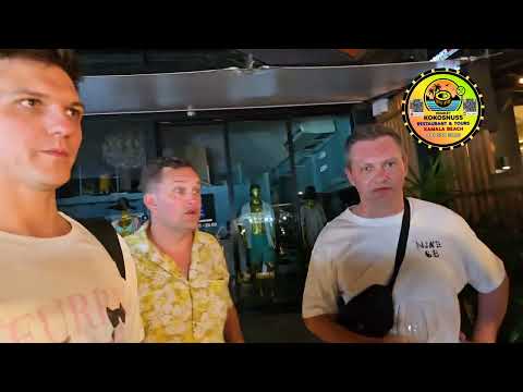 The usual madness: Friday market on Boat Avenue.