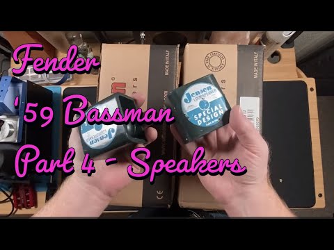 Fender '59 Bassman LTD Restoration - Part 4 - Jensen C10R 8 ohm Speaker Unboxing