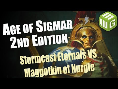 Stormcast Eternals vs Maggotkin of Nurgle Age of Sigmar Battle Report - Beat Matt Batrep S05E20