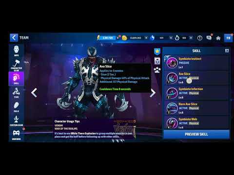 Marvel Future Fight Venom latest Uni War of Realms is more PVE than PVP.