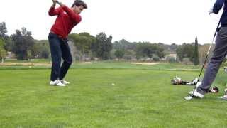 Alejandro Canizares LLorca. Wood on the 17th hole