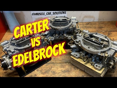 The Differences Between Edelbrock and Carter Carburetors