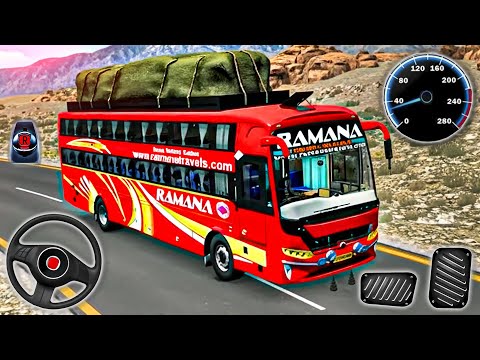 Bus Simulator Coach 2025 - Offroad Bus Driving Highway Uphill 3D - Android GamePlay