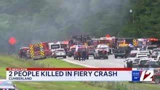 State Police ID 2 killed in Cumberland fiery crash