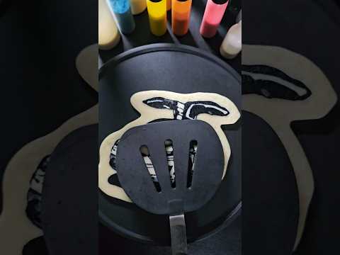 Tesla Model X making pancake art challenge #teslamodelx #tesla #teslamodels #teslacybertruck