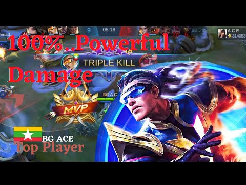 Whoa! Powerful Ball Damage Delete Enemy Bruno Gameplay By BG ACE | Mobile Legends