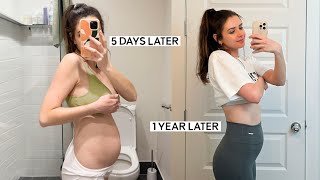 my body 1 year after having a baby... health & fitness update