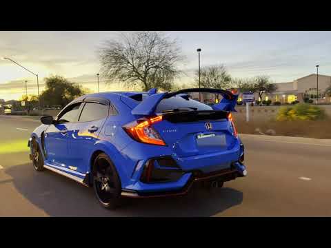 CRUISING with my BOOST BLUE FK8 CTR (2021 Honda Civic Type R)
