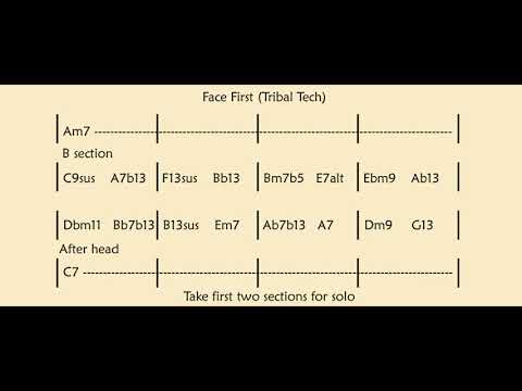 Face First Backing Track (Tribal Tech)