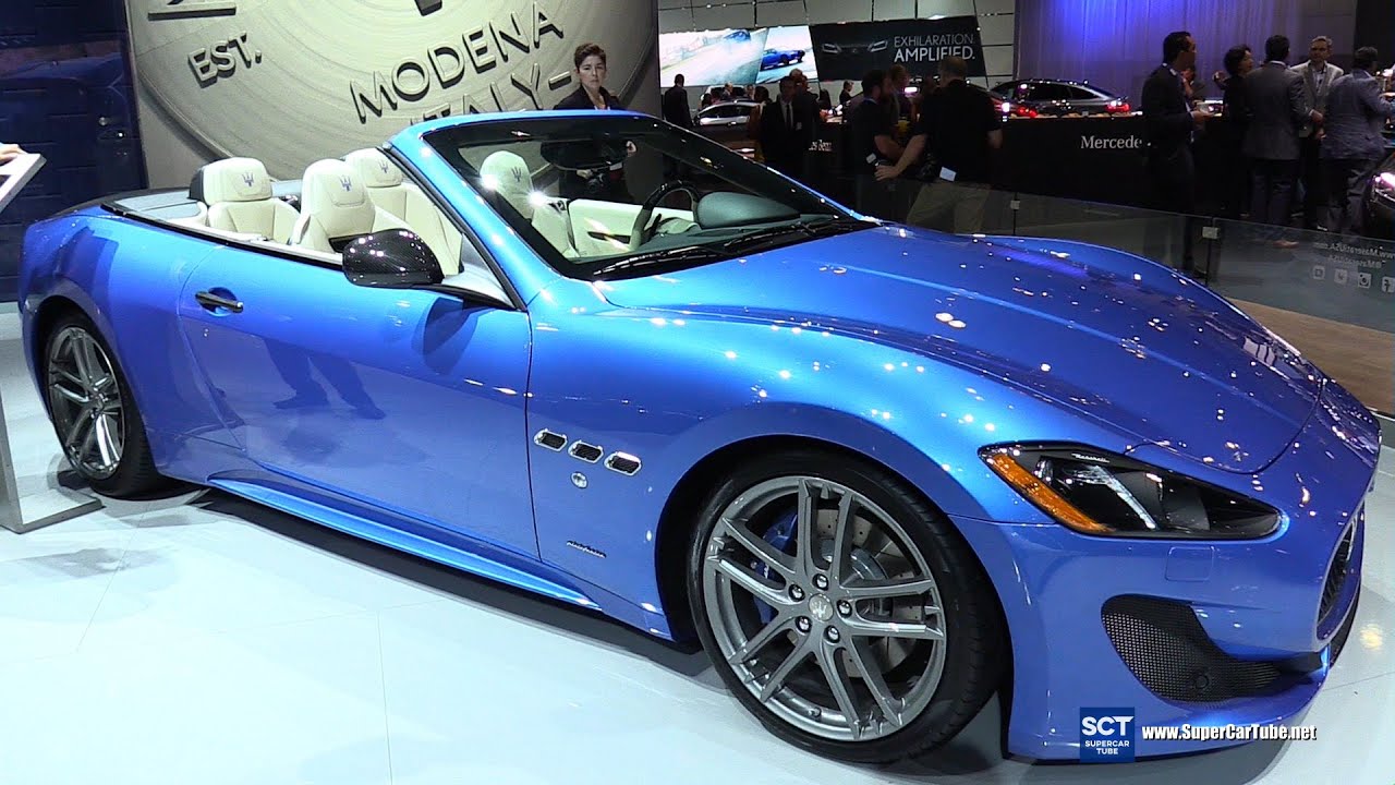 2016 Maserati GranTurismo Sport Convertible - Exterior and Interior Walkaround - 2015 LA Auto Show