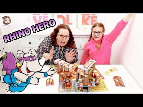 RHINO HERO SUPER BATTLE 💥 3D Brettspiel - Stapelspiel 🦏 Wir bauen ein mega Hochhaus | HABA