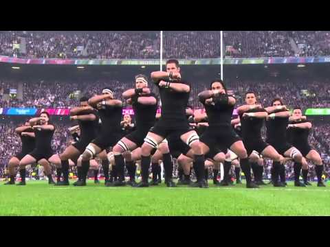 Fearsome All Blacks haka   Rugby World Cup 2015 final v Australia