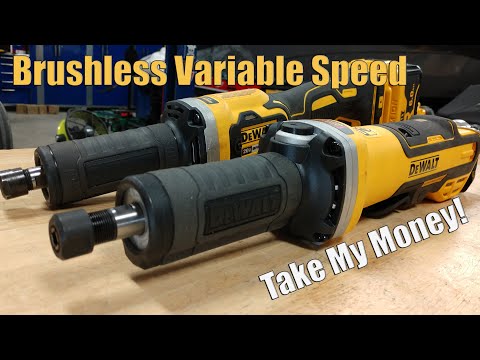 New DEWALT Corded Brushless Variable Speed Paddle Switch 2"  Die Grinder Review DWE4997NVS