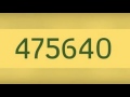 Numbers 1 To 2500000