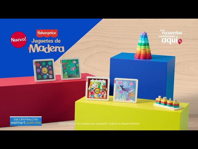 Vídeo relacionado con Fisher-Price Puzzle de flores, Juego de imitación con 38 bloques de madera con certificación FSC que ayuda a desarrollar la motricidad, juguete regalo para niños y niñas +3 años, HXT97
