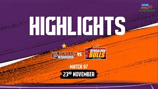 Match Highlights: Bengal Warriors vs Bengaluru Bulls | November 23 | vivo Pro Kabaddi