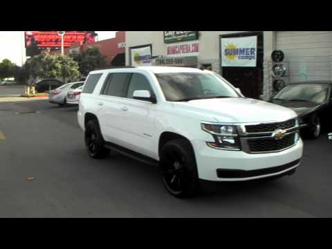877-544-8473 22" Inch KMC KM651 Slide Black Wheels 2015 Chevy Tahoe Review Free Shipping
