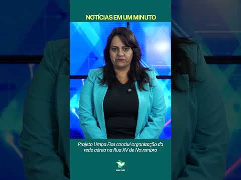 Rio do Sul: Projeto Limpa Fios realiza etapa final de agrupamento na Rua XV de Novembro