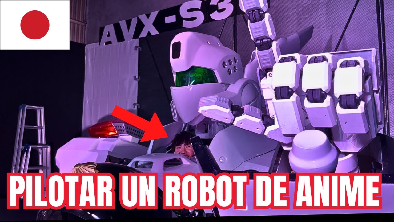 Pilotamos un robot de anime a tamaño real en Tokio 🇯🇵