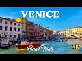 Italy Venice From The Boat Exploring The Grand Canal 4K Ultra HD With Captions