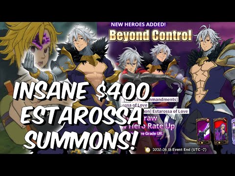INSANE $400 Estarossa Summons! - THE CEO LUCK IS BACK!!! - Seven Deadly Sins: Grand Cross Global