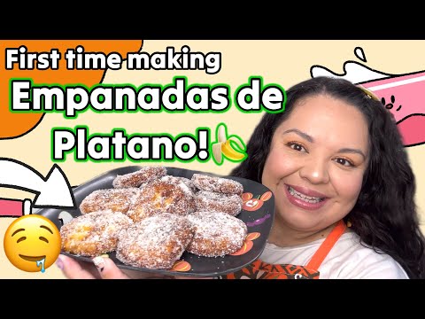 Cook with me! First Time making Empanadas de Platano!🍌A yummy Central American Dessert.Mom’s Recipe
