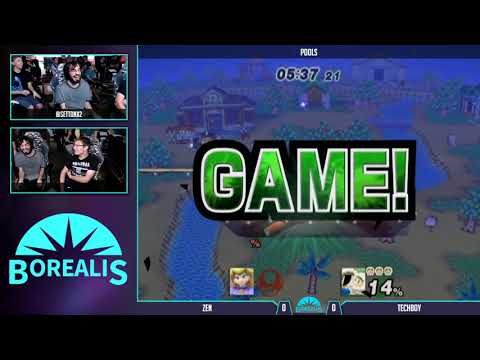 Zen (Peach) vs Techboy (Ice Climbers) - Borealis Project M Pools