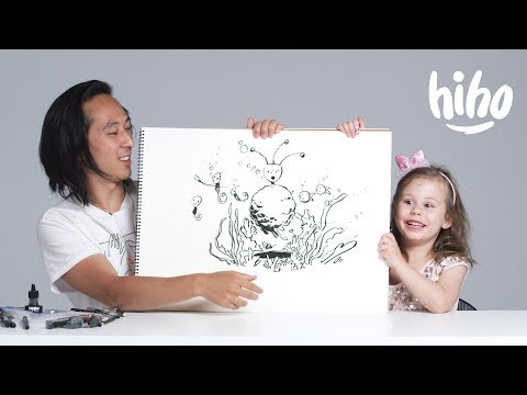 小孩形容「外星人」讓畫師畫出來！ (Kids Describe Aliens to an Illustrator)