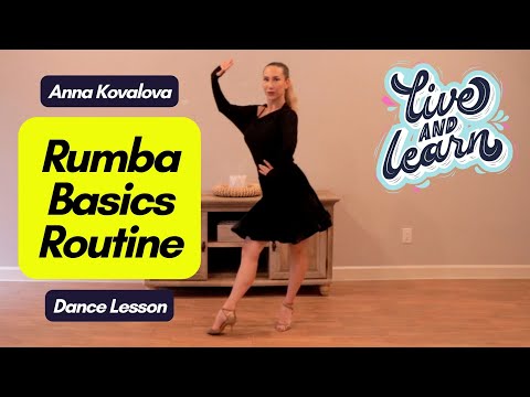 Anna Kovalova - Bronze Rumba Basic Routine for competition | Latin Basics