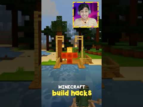 Minecraft simple redstone build hacks (boat dock) in Hindi