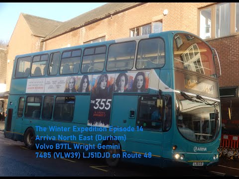 *LOUD* + THRASHED! Arriva North East Volvo B7TL Wright Gemini 7485 LJ51DJD on Route 48 in Durham