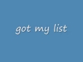 Jonah Mantraga- Got my list