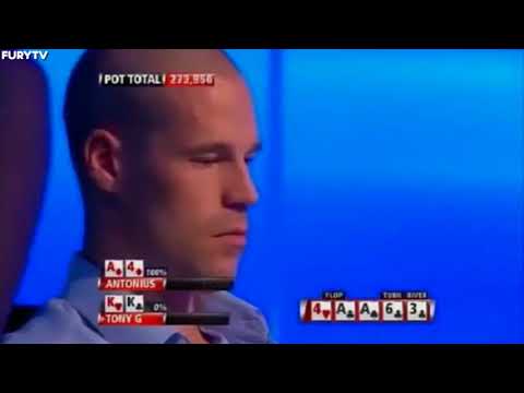 Patrik Antonius TRIPLE CHECKS Full House (Poker Trap)