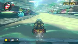 Dolphin Shoals - 1:57.409 - AI (Mario Kart 8 World Record)