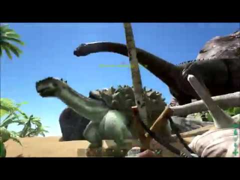Ark : Survival Evolved - Soloing the Ark! Ep1 - How to Phling a Turtle!