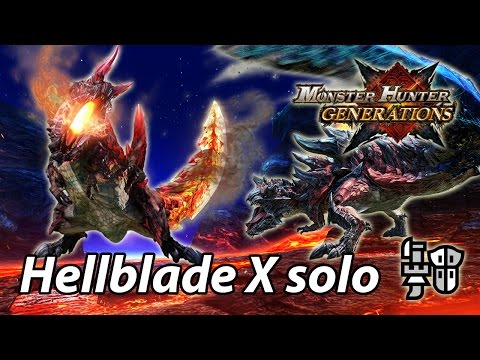 MHGen Lv10 Hellblade Glavenus solo (Adept Gunlance) - 9'39