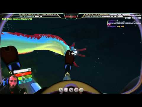 Subnautica Reaper Attacks!! HUGE jump scare D: