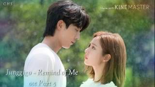 OST THE BRIDE OF WATER GOD Part 5 JUNGGIGO - REMINDS ME