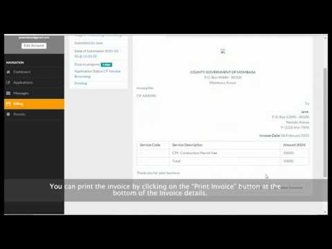 INVOICES AND PAYMENTS Frontend