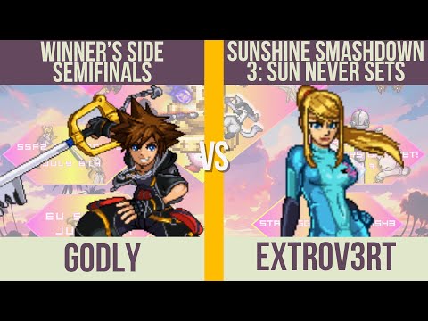 Godly (Sora) vs. Extrov3rt (ZSS) - Winner's Semifinals - Sunshine Smashdown 3 NA