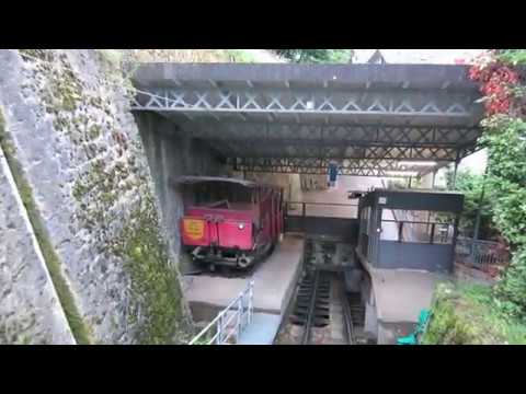 Standseilbahn 1820.01 Territet - Glion Talfahrt 2020 - Funiculaire - funicular in Switzerland