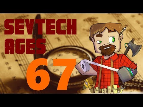 1.12 Modded Minecraft SevTech Ages: Episode 67: Infrastructure Day 1, Grinding!
