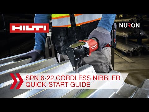 Hilti Nuron SPN 6-22 Cordless Nibbler - Quick-start guide