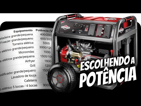 MÉTODO SIMPLES! Como escolher a potência (kVA) de um gerador de energia residencial