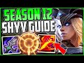 How to Play AD Shyvana Jungle & CARRY for Beginners + Best Build/Runes Season 12 League of Legends