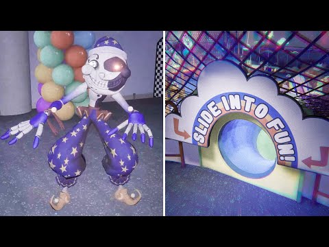 What if you Return to DAYCARE after Banned with Moon Chasing You – FNAF Security Breach