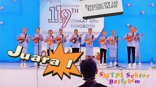 Juara I Lomba Jukulele HUT Jemaat GPM Rehoboth ke-119 th